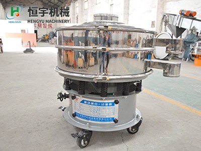 圆形振荡筛 喷砂机配套多层不锈钢旋振筛 石英砂超声波摇摆筛选机图3