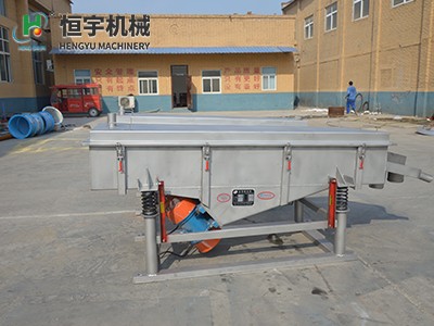 直线振动筛 塑料颗粒振动筛食品震动筛选机 复合肥分选机图5