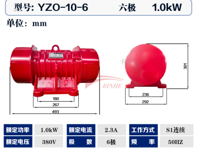 YZO振动电机滨河电机厂家制造图3